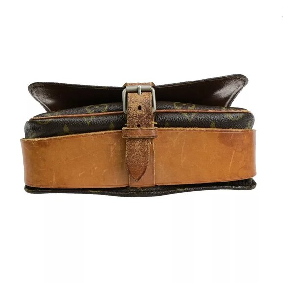 LOUIS VUITTON Cartouchiere MM Shoulder Bag Monogram Leather Brown M51253 69EC183 - Picture 9 of 16